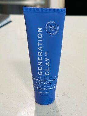 Generation Clay Brightening Purple Clay Mask - Blue Packaging